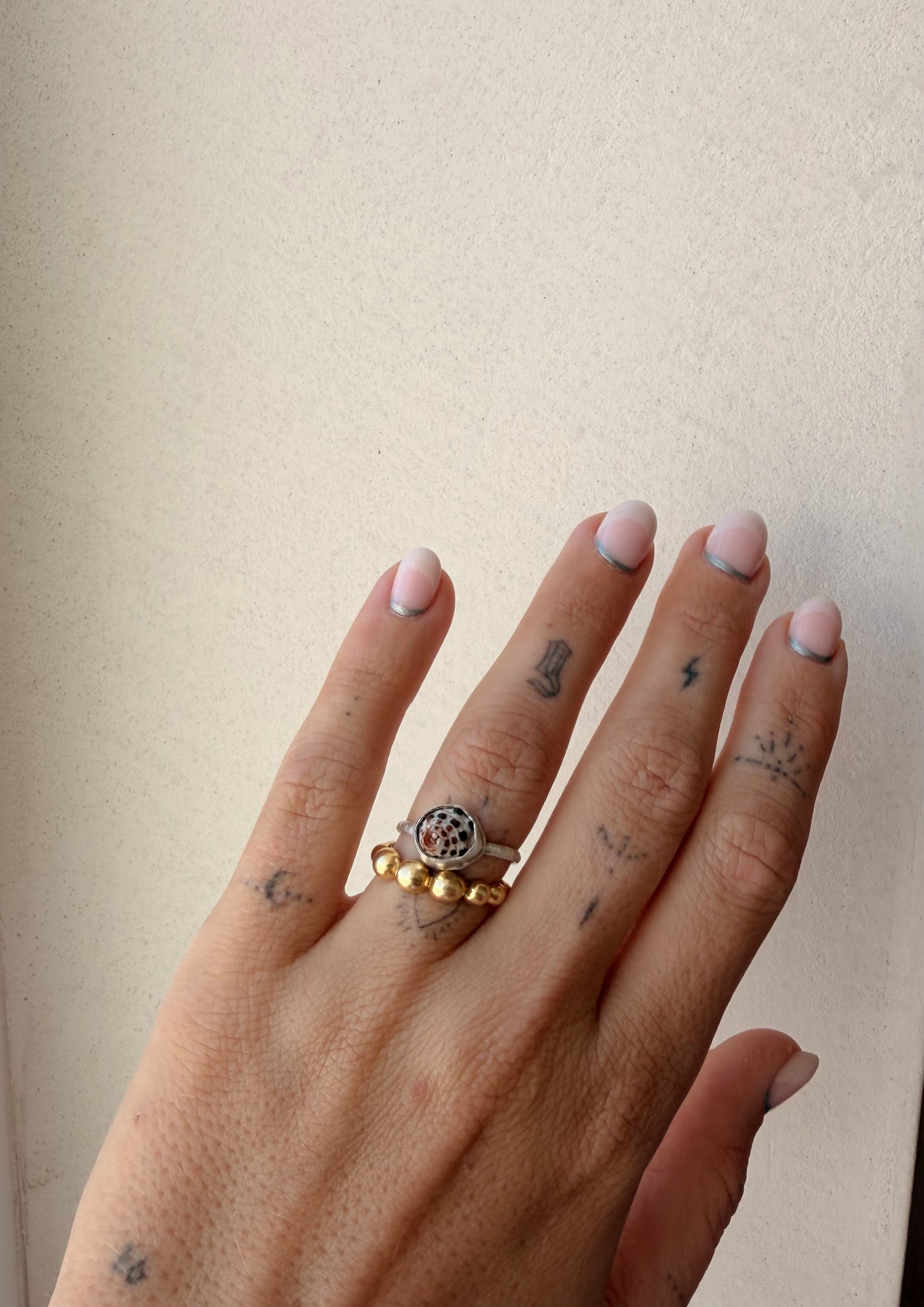 Leopard Shell Ring