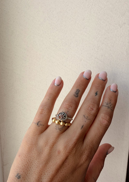 Leopard Shell Ring